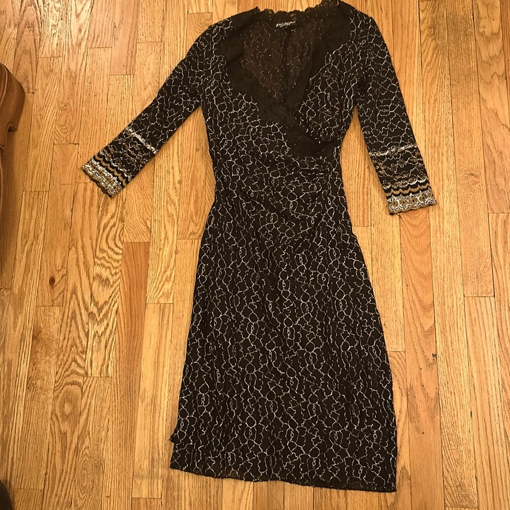 Vintage 90s Betsey Johnson Faux Wrap dress